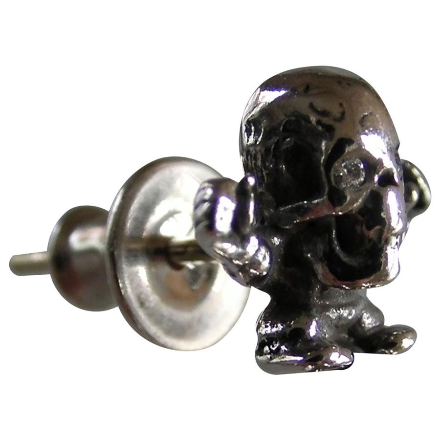 CHROME HEARTS TINY HARRIS TEETER STUD FOTI EARRING (SINGLE) W  