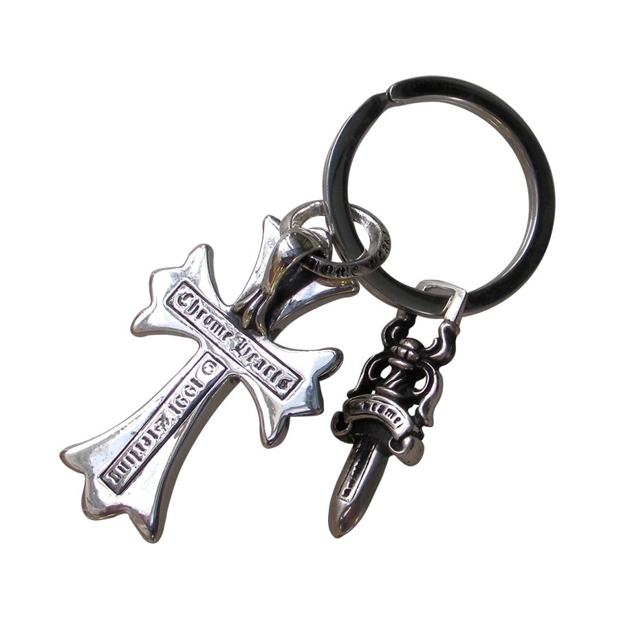 CHROME HEARTS SMALL CH CROSS KEYRING W/#5 DAGGER クロムハーツ