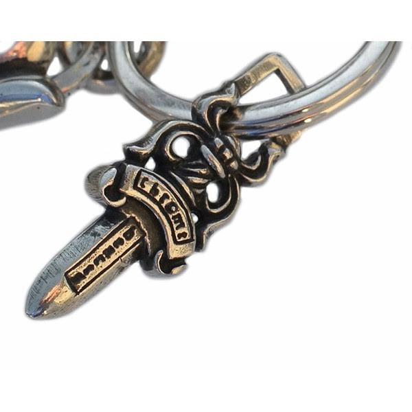 人気が高い CHROME HEARTS LARGE ラージクロス キーリング CROSS RING