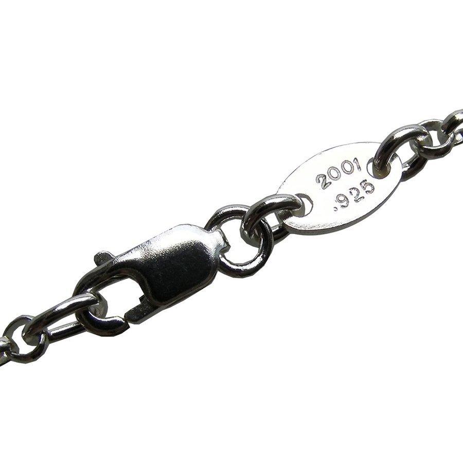 CHROME HEARTS CROSS BALL W/18" ROLL CHAIN SILVER NECKLACE   クロムハーツ　カットアウト　クロスボール　ロールチェーン　ネックレス　18インチ｜skytrek｜04