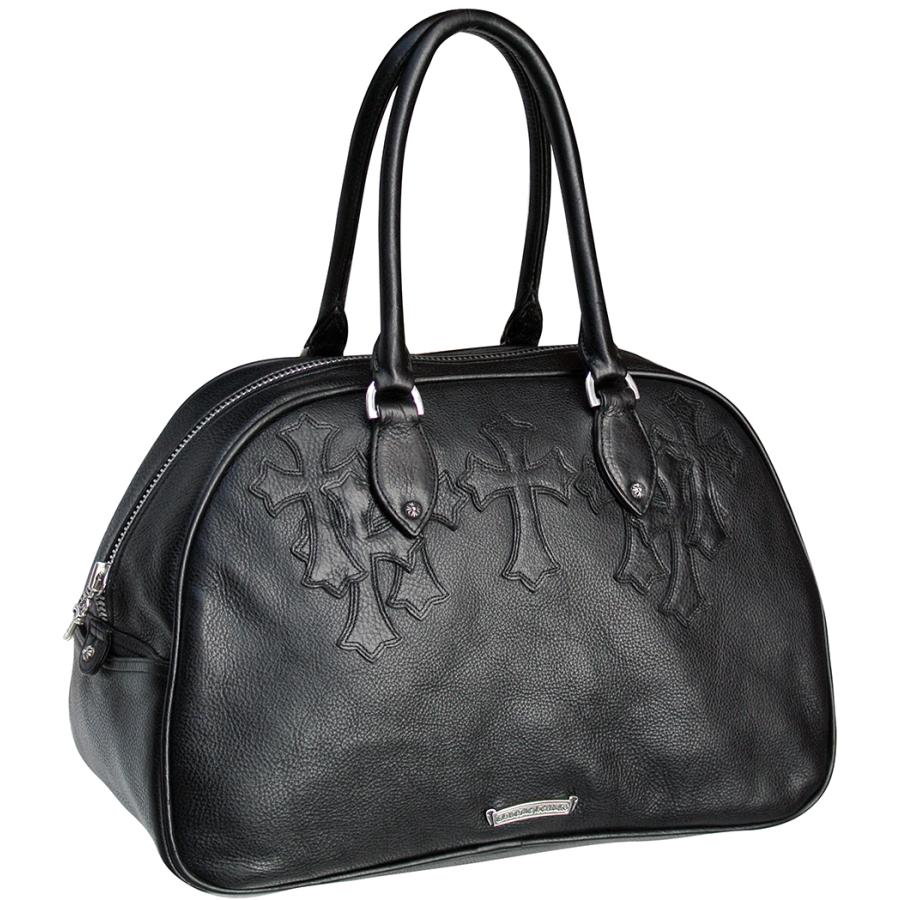 GYM MD/ジムバッグチャーム付き　CHROME HEARTS CHROME HEARTS MEDIUM GYM BAG クロムハーツ レザージムバッグ