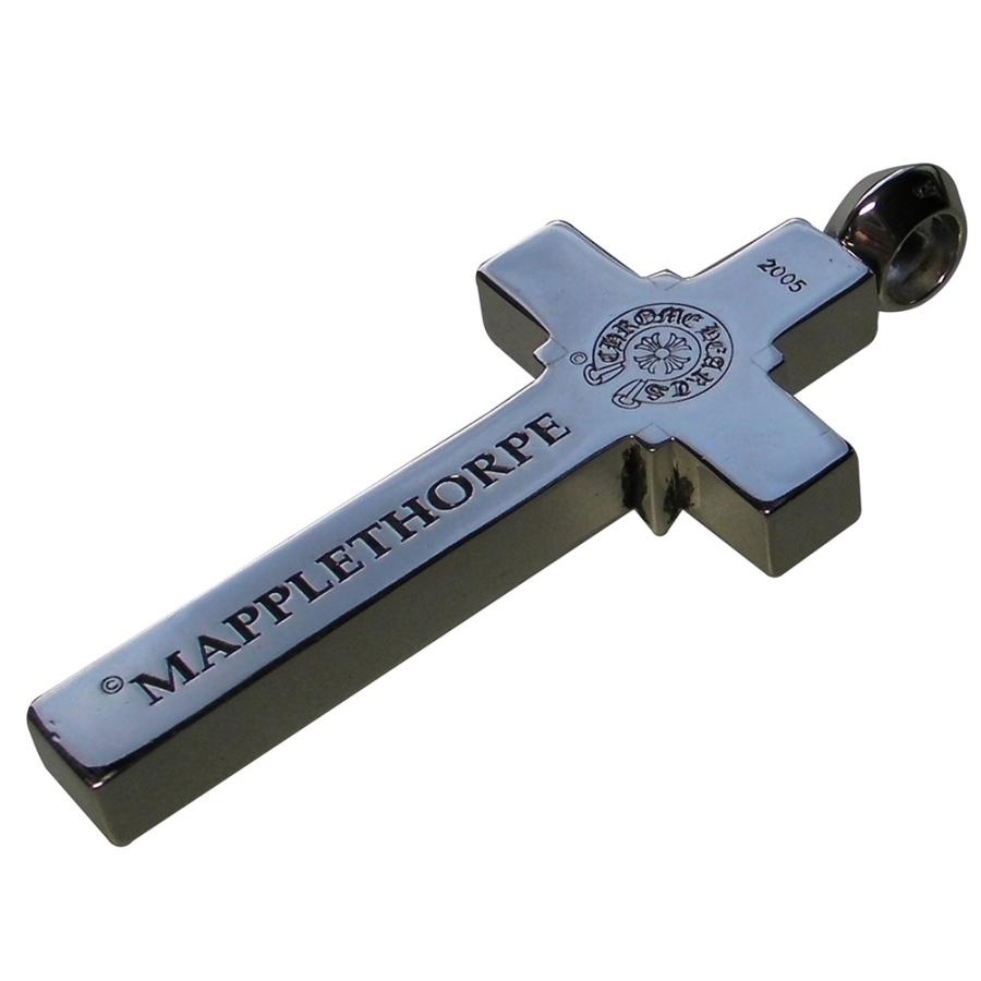 CHROME HEARTS E XL MAPPLETHORPE Cross Pendant メープルソープ CHROME HEARTS E XL MAPPLETHORPE Cross Pendant メープルソープ