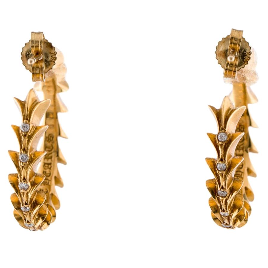 Chrome Hearts クロムハーツ CROSS HOOP Earring クロス ピアス クロムハーツタイニーCHクロスフープイヤリング(ピアス)|クロムハーツ