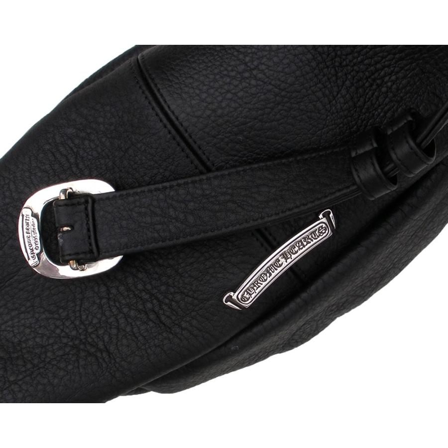 CHROME HEARTS BLACK LEATHER SNAT WAIST POUCH クロムハーツ ウエストバッグ SNAT #1・ブラック・レザーの画像