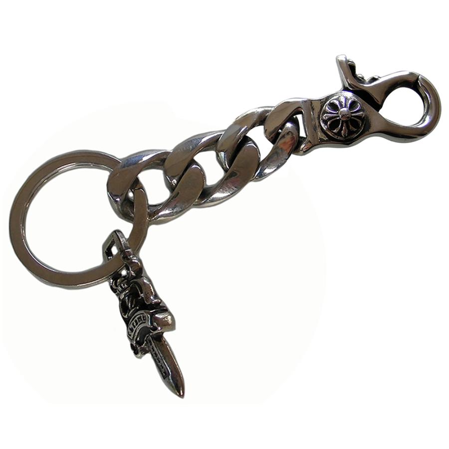 CHROME HEARTS CLASSIC LINK KEY RING CLIP W/ DAGGER クロム CHROME HEARTS CLASSIC LINK KEY RING CLIP W/ DAGGER クロム