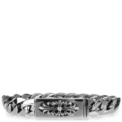 CHROME HEARTS BABY I.D. FLORAL CROSS MOTIFF BRACLET クロム CHROME HEARTS BABY I.D. FLORAL CROSS MOTIFF BRACLET クロム
