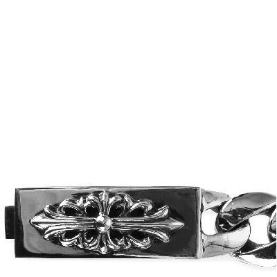 CHROME HEARTS BABY I.D. FLORAL CROSS MOTIFF BRACLET クロムハーツ