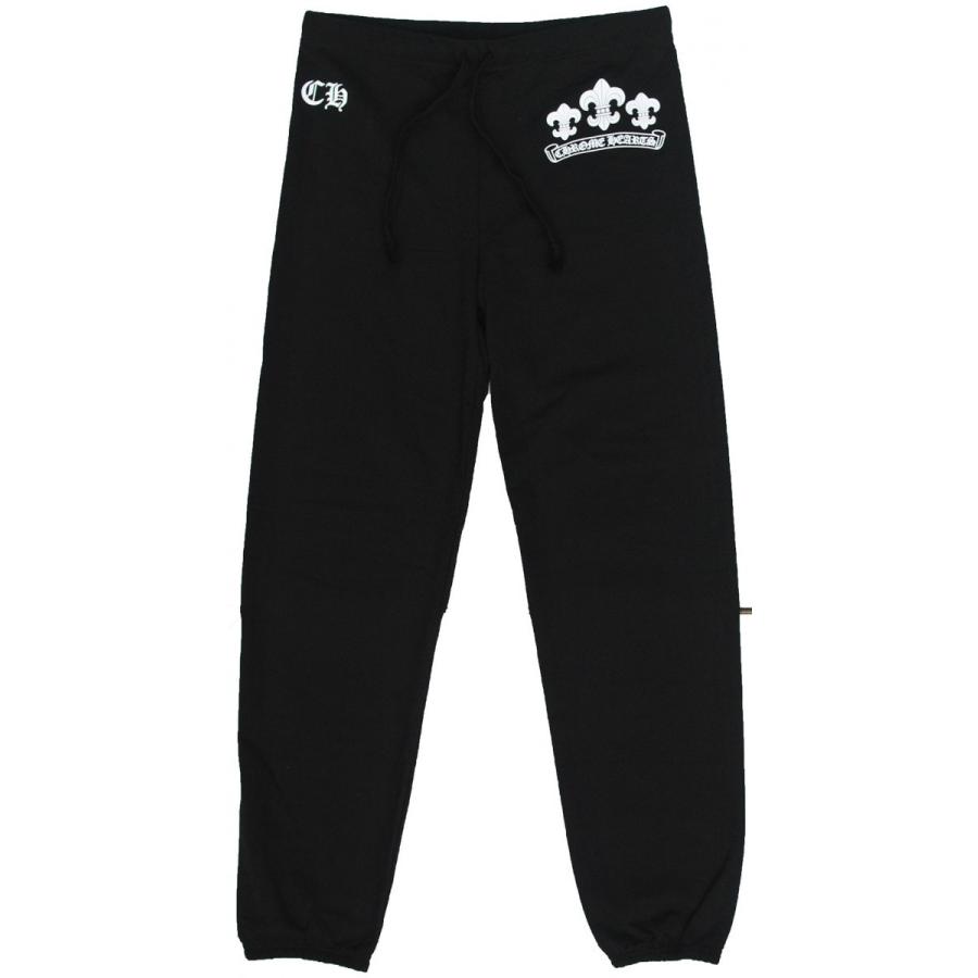 CHROME HEARTS SWEAT PANTS BS FLEUR  クロムハーツ　スウェットパンツ　BSフレア　ブラック | CHROME HEARTS