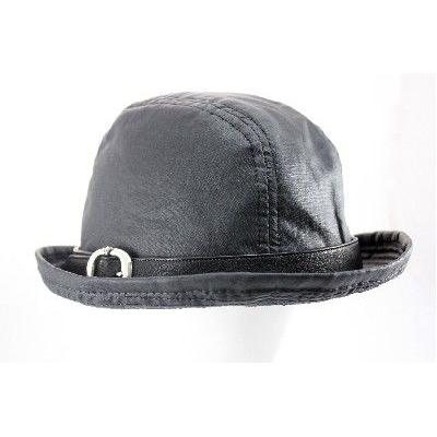 クロムハーツ　ブラック　OILEDリネン　FEDORA ／シルバーバックル　BSフレア　ハット |  | 03