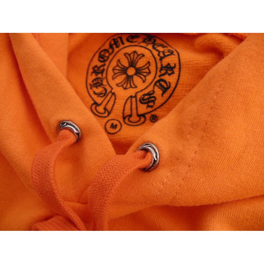 CHROME HEARTS OFF-WHITE ORANGE MED HOODIE MENS クロムハーツ メンズ