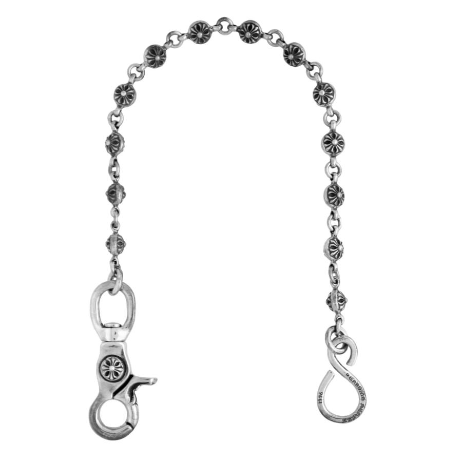 ウォレットチェーン　クロスボール　シルバー925コーティング CHROME HEARTS（クロムハーツ） CHROME HEARTS CROSS BALL WALLET
