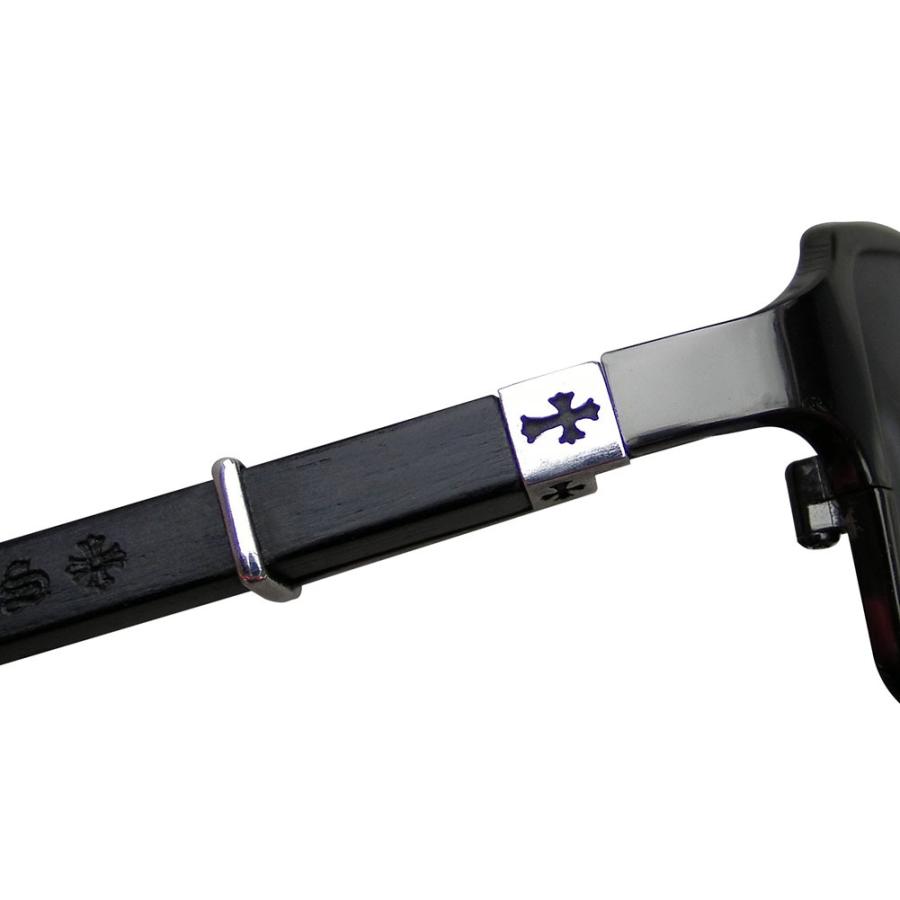 CHROME HEARTS 'BLANKER FRANK' SUNGLASSES- SHINY BLACK/EBONY