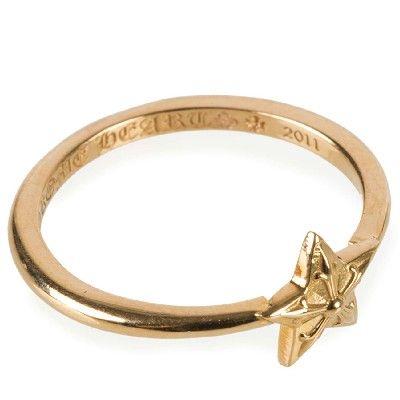 CHROME HEARTS 5 PT STAR BUBBLEGUM RING クロムハーツ 5 PT スター