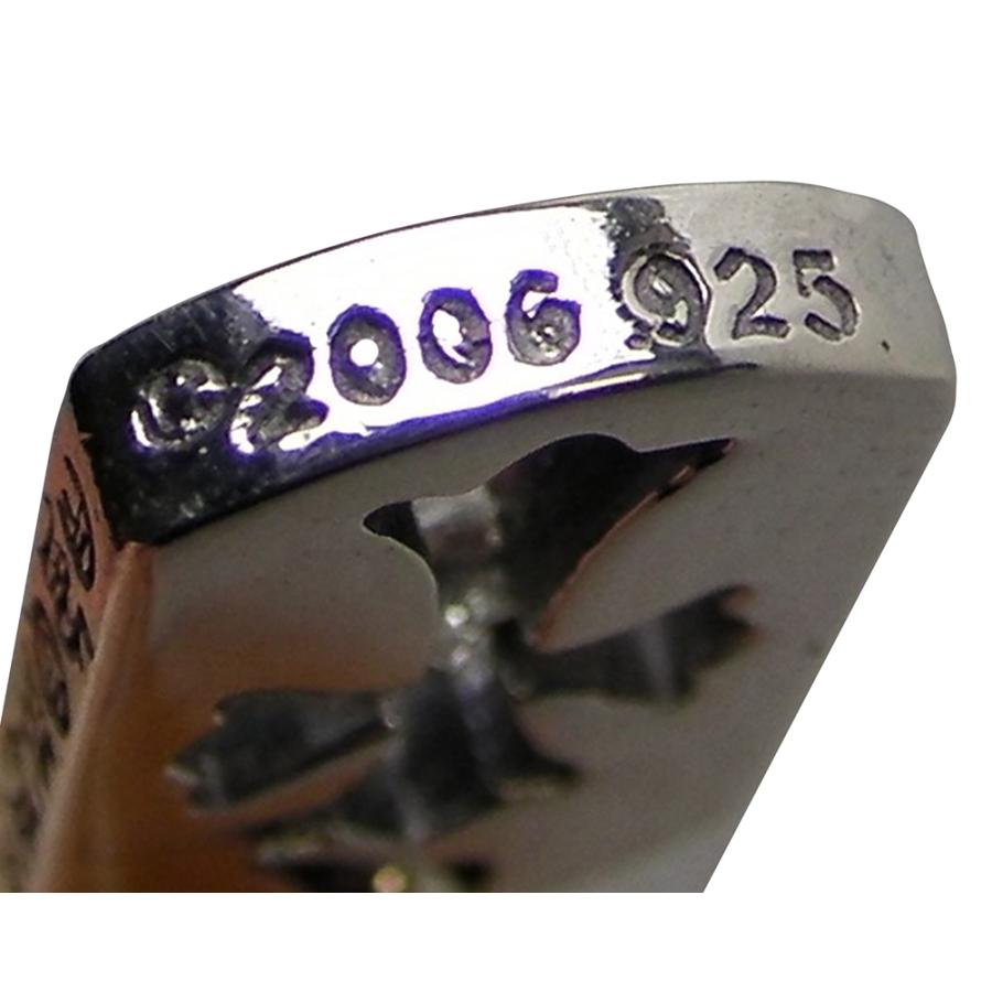 CHROME HEARTS DOGTAG TINY CUTOUT CROSS W/DIAMOND クロムハーツ