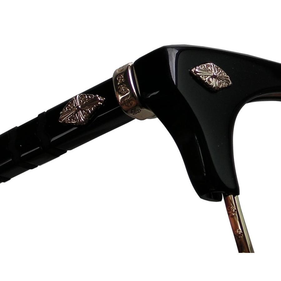 CHROME HEARTS TIMMMMBR I BLACK GOLD PLATED 54-19-147 クロム CHROME HEARTS TIMMMMBR I BLACK GOLD PLATED 54-19-147 クロム