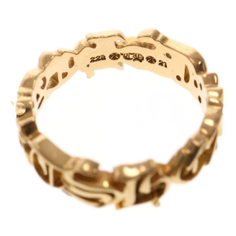 CHROME HEARTS 22K SCRIPT BAND RING クロムハーツ スクリプトバンド