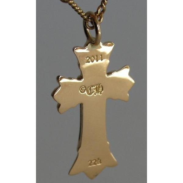 CHROME HEARTS NO2 CH CROSS with ダイヤモンド CHROME HEARTS クロムハーツ 22K ピアス NO2 CHクロス スタッド