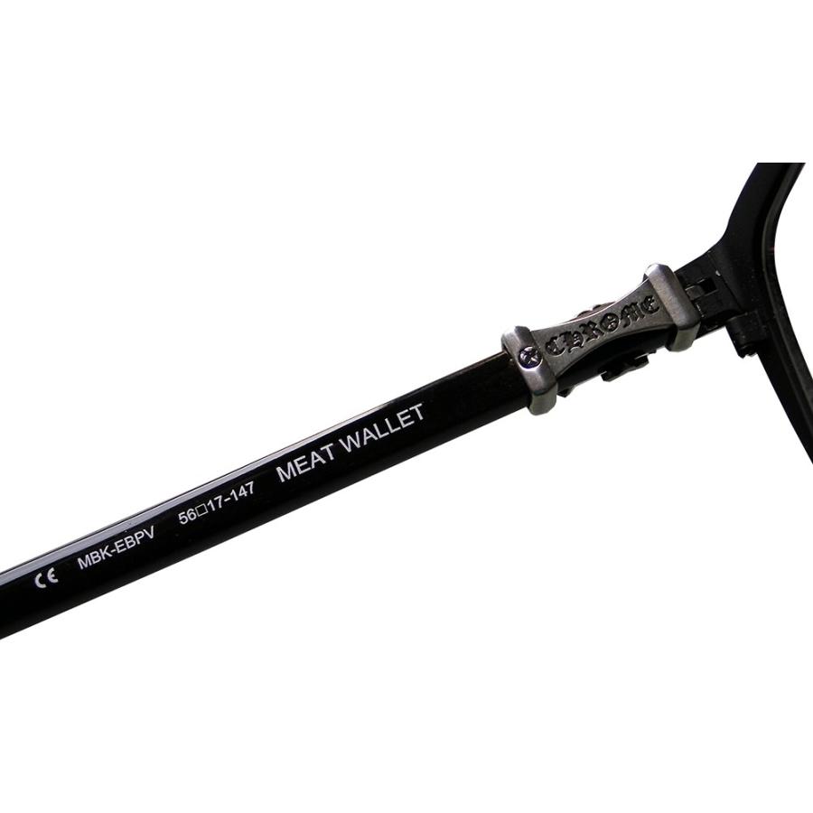 CHROME HEARTS MEAT WALLET MATTE BLACK EBONY WOOD PIANO