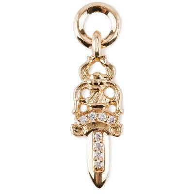 CHROME HEARTS #5 DAGGER CHARM PAVE DIAMOND クロムハーツ #5 CHROME HEARTS #5 DAGGER CHARM PAVE DIAMOND クロムハーツ #5
