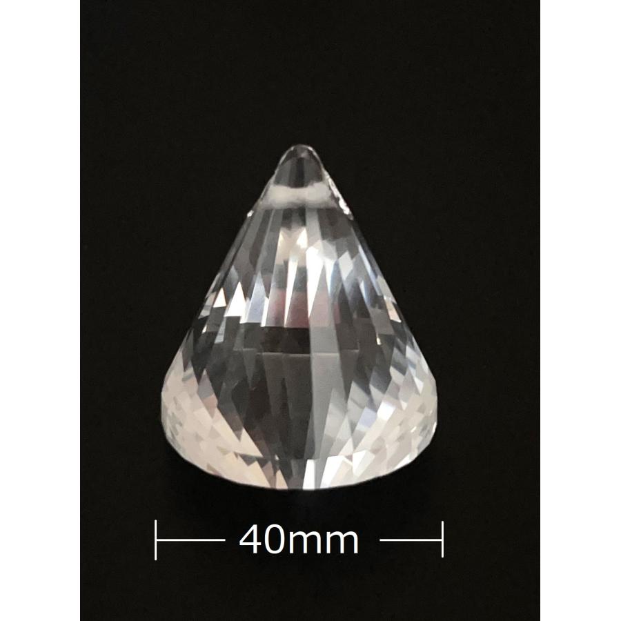 ベルトップ 40mm 透明 6個 サンキャッチャー クリスタルガラス 手芸