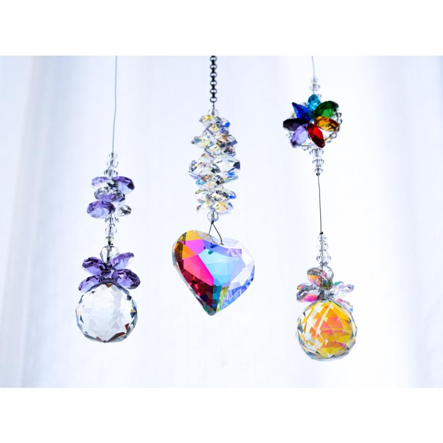 ハート✩.*˚SWAROVSKI置き型サンキャッチャー ハート✩.*˚SWAROVSKI