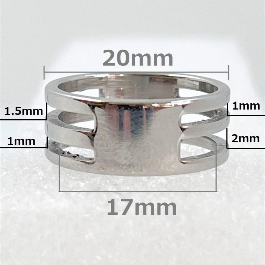 指カン ステンレス 内径17mm 2個セット シルバー 丸カン Cカン 開閉に