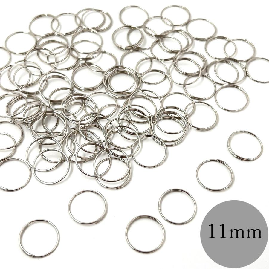 マルカン 直径 11mm 200個 ステンレス 丸カン 連結リング 金具 手作り
