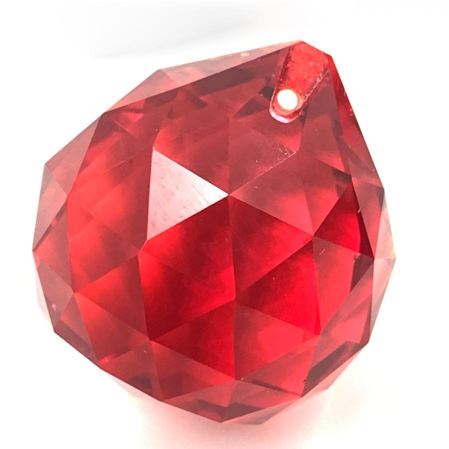 スワロフスキー✨️サンキャッチャー✨️ボルドーボール40mm クリスタルボール 30mm 6個セット 8色選べる カラフル サン