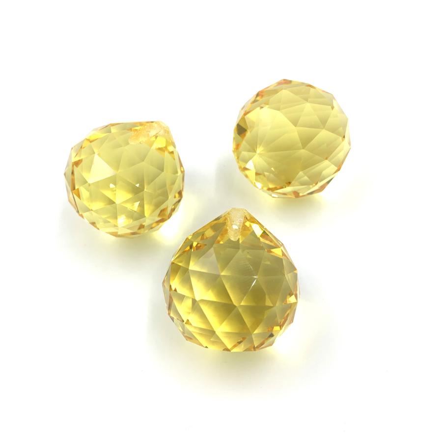 クリスタルボール 30mm 6個セット 8色選べる カラフル サン