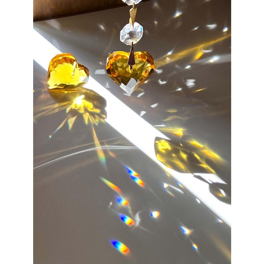 ハート型クリスタル置物 ハート型クリスタル置物