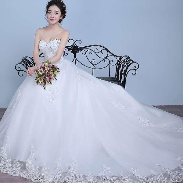 爆売り ウェディングドレス 花嫁 二次会 演奏会 パーティードレス ホワイト 結婚式 おしゃれ 海外最新 Teslaimagem Com Br