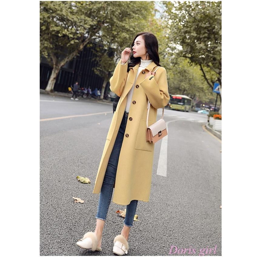 チェスターコート レディース ラシャコート Pコート メルトンコート ロング ポケット付 アウター 秋冬 防寒 暖か 大きいサイズ Cotmnaut30 Doris Girl 通販 Yahoo ショッピング