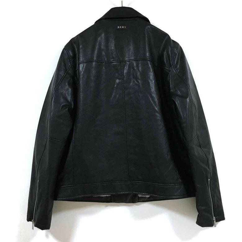 DKNY ダナ キャラン ニューヨーク フェイクレザー ダブル DKNY ダナ キャラン ニューヨーク フェイクレザー ダブル