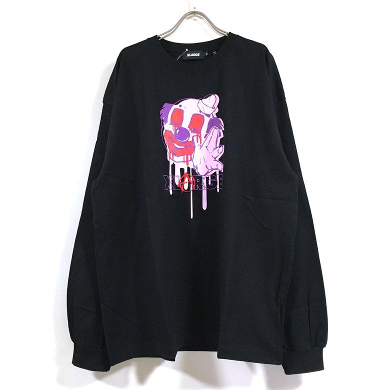 XLARGE エクストララージ MAD PIERROT 長袖 Tシャツ メンズ 送料無料 