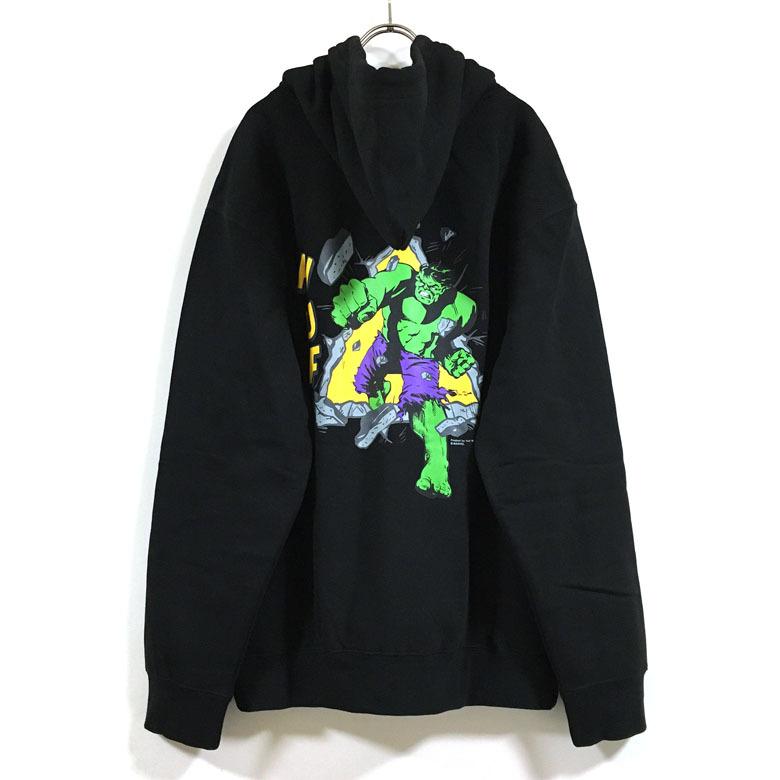 HUF（ハフ） × MARVEL マーベル コラボ HULK TT P/O HOODIE パーカー