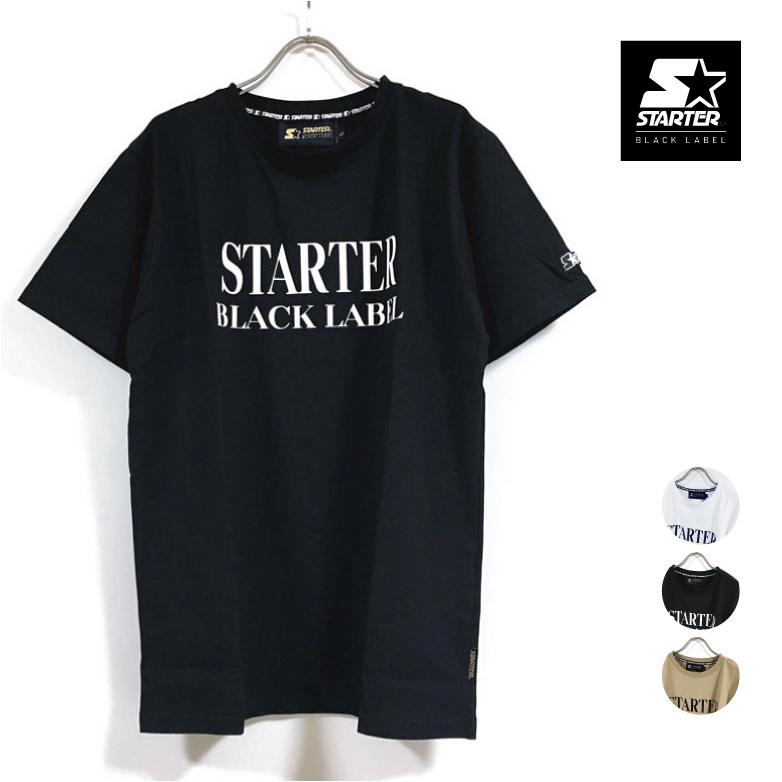 STARTER BLACK LABEL スターター ブラック レーベル シリコンプリント Tシャツ 半袖 ST094 メンズ 送料無料 ...
