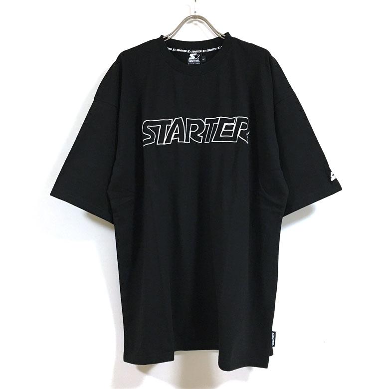 STARTER BLACK LABEL スターター ブラック レーベル ロゴ刺繍 ビッグシルエット Tシャツ 半袖 ST124 メンズ 送料無料｜slabystudio-g｜05