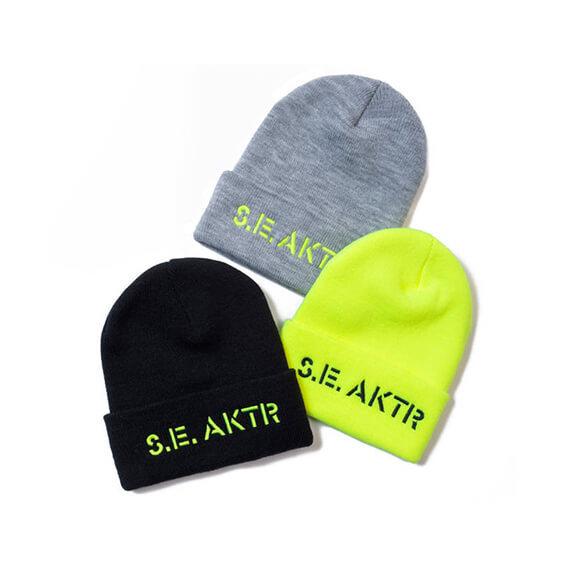 【セール】【ラスト1点】AKTR 68BROTHERS Knit Cap(アクター 68&ブラザーズ ニットキャップ/帽子) グレー|slamjapan|02