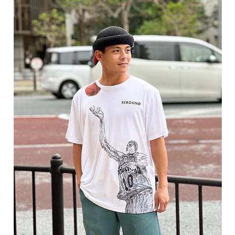 Inoue Takehiko 井上雄彦 公式グッズ Slamdunk スラムダンク 花道rebound Tee Tシャツ 白 Dts01 バスケットショップ Slam Yahoo店 通販 Yahoo ショッピング