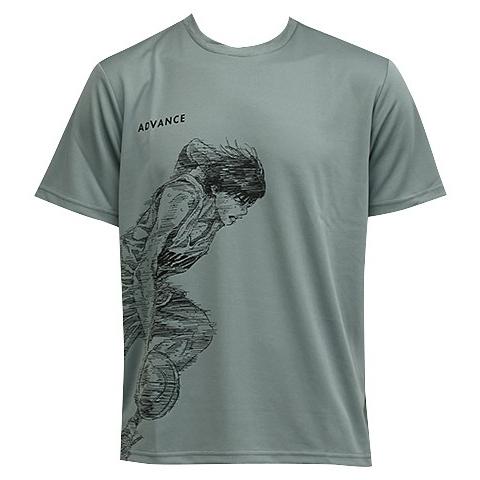 Inoue Takehiko 井上雄彦 公式グッズ Slamdunk スラムダンク 流川advance Tee Tシャツ グレー Dts08 バスケットショップ Slam Yahoo店 通販 Yahoo ショッピング