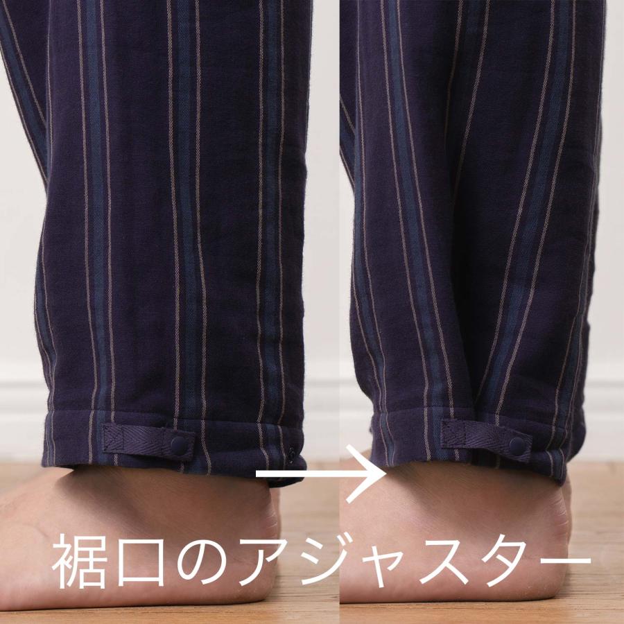 liflance（リフランス） ガーゼパジャマ メンズ やわらか3重ガーゼ