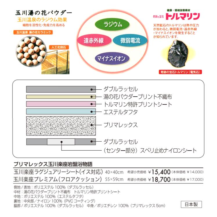 高反発クッション 玉川楽座ラグジュアリーシート 椅子用クッション 40 