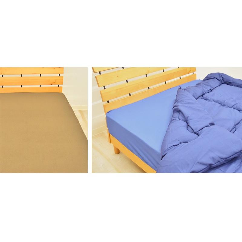 ☆□-7 吸水速乾 ワッフル ベッドシーツ ボックスシーツ セミシングル