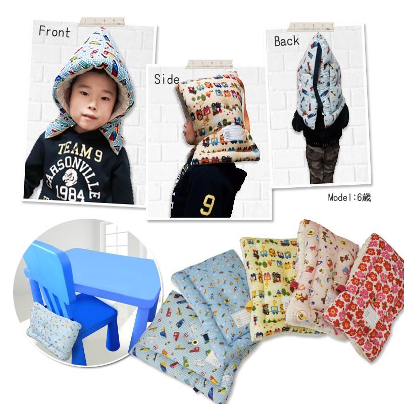 防災頭巾 幼児〜小学校低学年用 子供用防災ずきん 小学生 防災用品 新学期 キッズ 保育園 幼児 園児 男の子 女の子 座布団 子供 防災クッション |  | 01