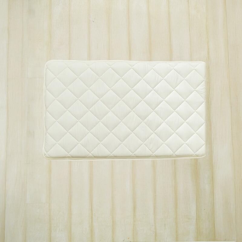 お昼寝マット ごろ寝布団 日本製 敷き布団 70×120cm 固綿入り ボリューム お昼寝ふとん ベビー布団 赤ちゃん 敷布団 厚手 お昼寝布団 綿100% 長座布団 ごろ寝マの画像