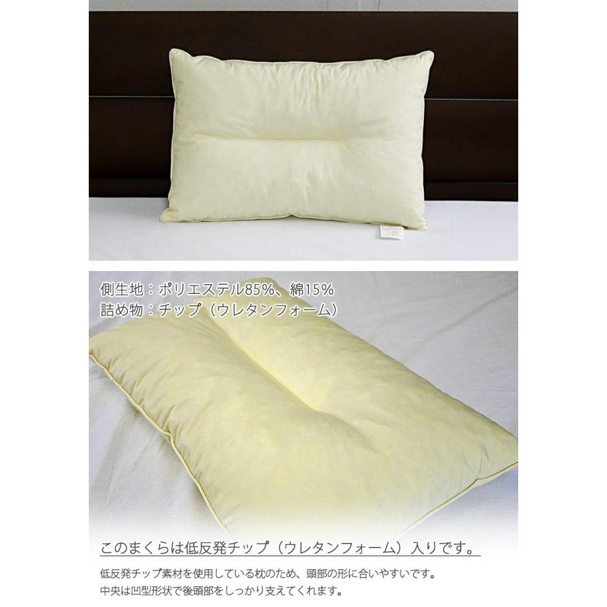 西川 枕 京都西川 35×50cm 低反発チップ入り枕 オールシーズン 西川 枕 京都西川 35×50cm 低反発チップ入り枕 オールシーズン