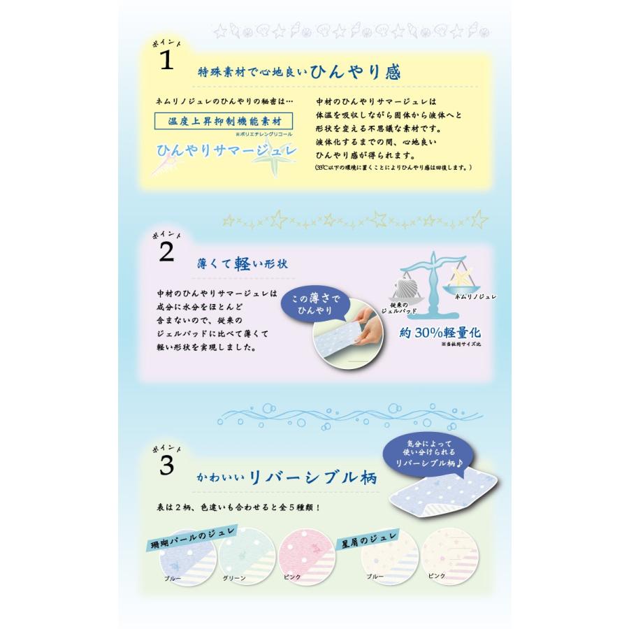京都西川・ネムリノジュレ90×90cm ひんやりサマージュレ採用冷感敷