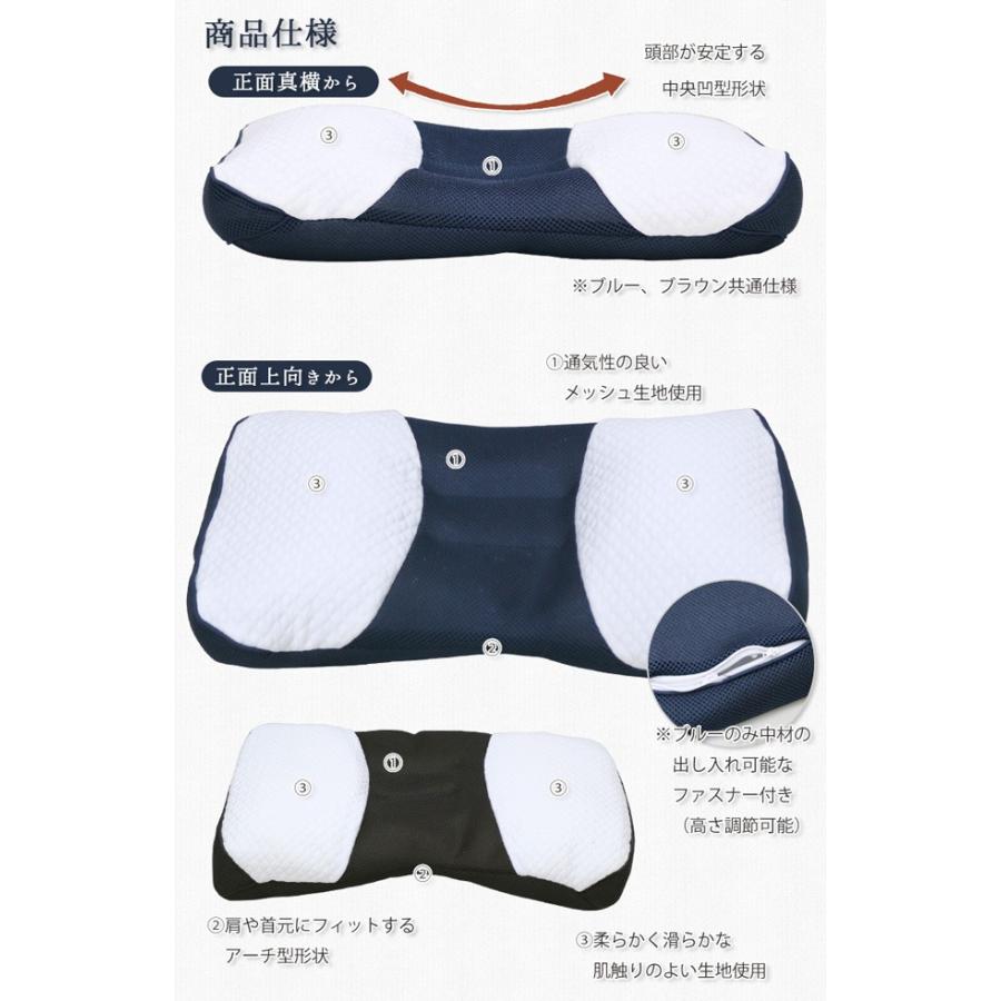 枕 送料無料 33 48 8cm 寝返りがしやすい枕 選べる中綿 低反発ウレタン ソフトパイプまくら Homesister 箱入り ブルー ブラウン オールシーズン まくら 7466f 超寝具店ヌノヤyahoo 店 通販 Yahoo ショッピング