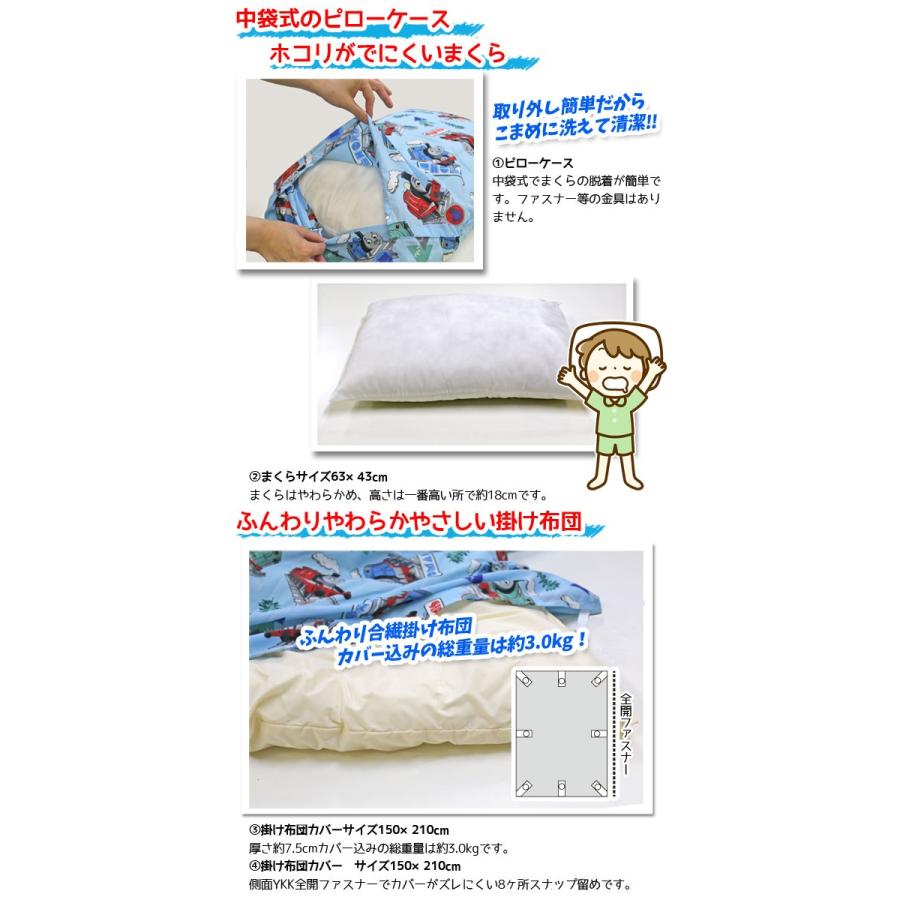 布団セット 西川産業 送料無料 シングルロング トーマス 組布団6点