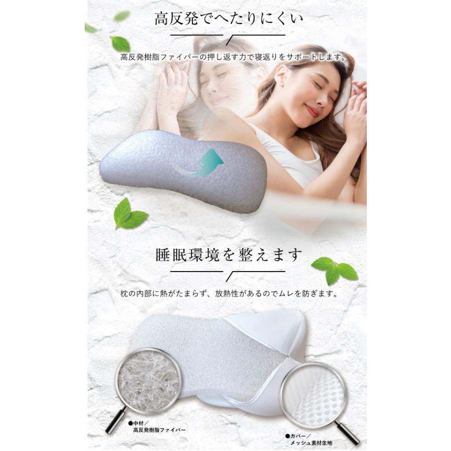 枕 送料無料 洗える高反発枕 約58×38×9cm 柔道整復師の薦めるまくら 